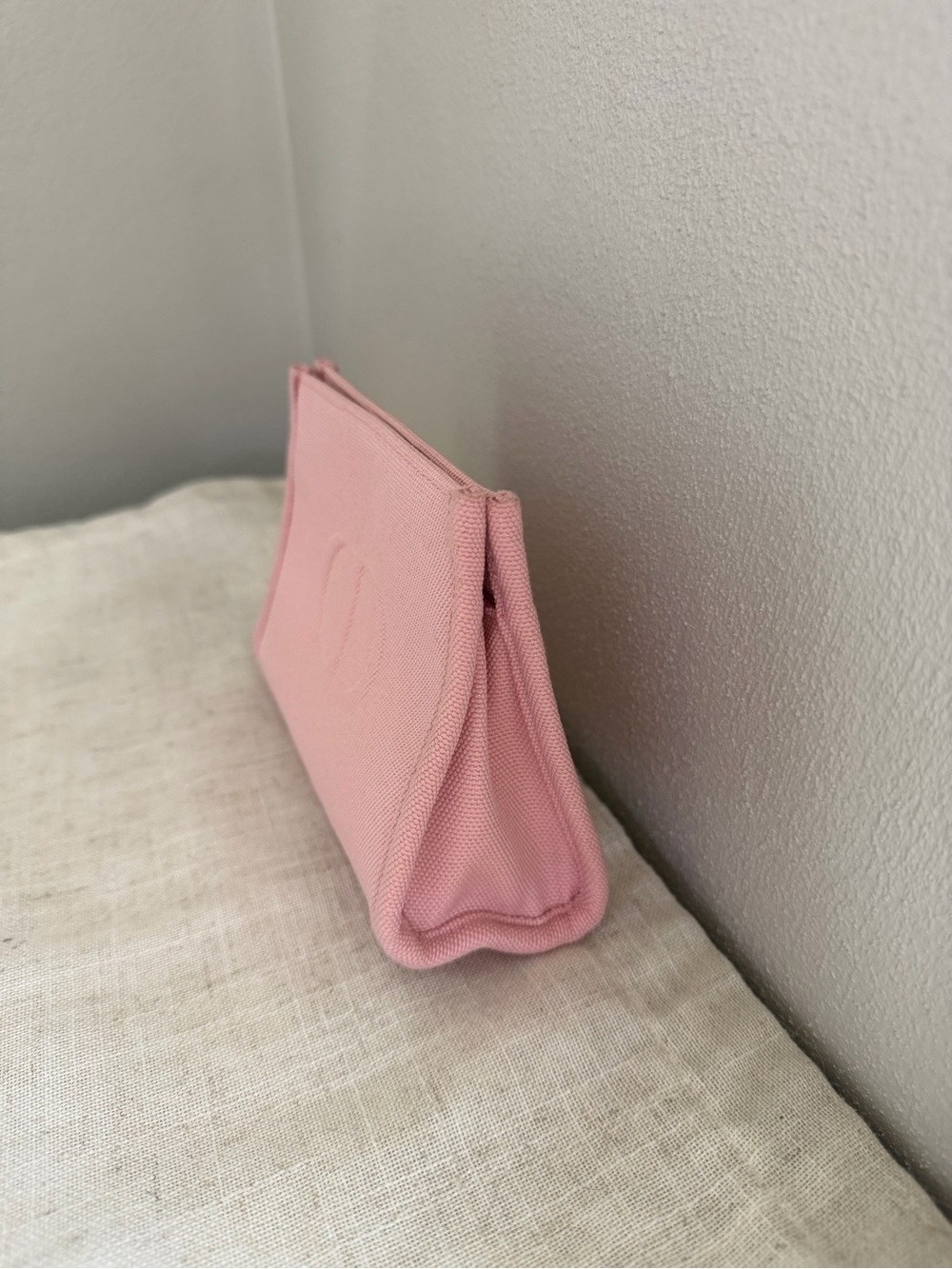 Christian Dior Pink Canvas Cosmetic Beauty Pouch - Picture 2 of 6